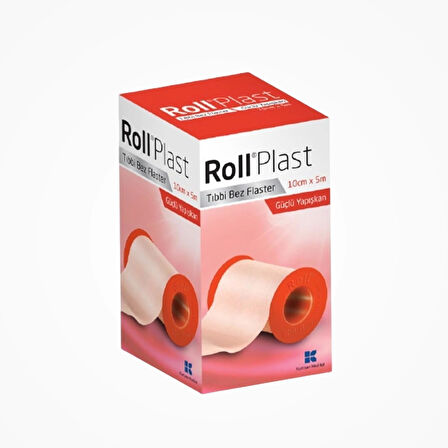 Roll Plast Tıbbi Bez Flaster 10cm x 5m - 10 Adet