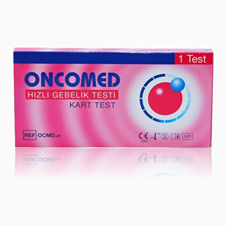 Oncomed Gebelik Testi - 60 Adet Test - 1 Kutu