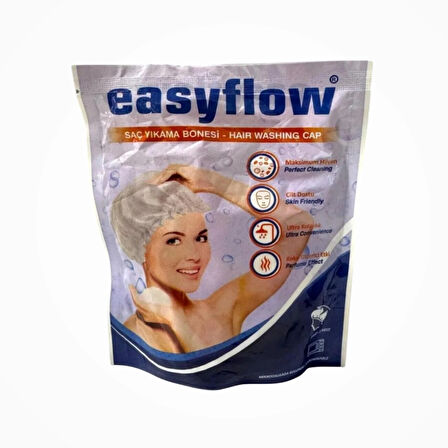 Easyflow Hasta Saç Yıkama Bonesi - 10 Adet