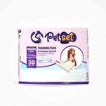 Pet-Set Serme Bezi (Çiş Pedi) 60cm x 90cm 30'lu Paket