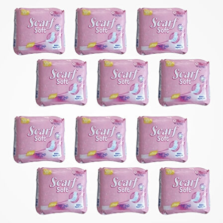 Scarf Soft Hijyen Günlük Pedi Ultra İnce 10'lu Paket x 12 Paket (120 Adet)