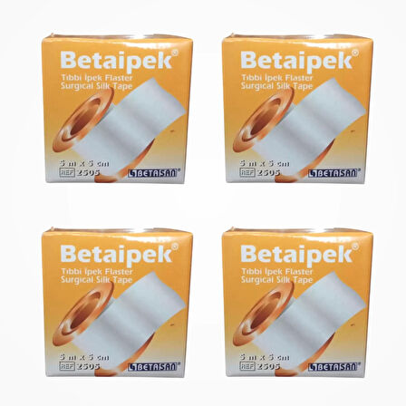 Betasan İpek Flaster 5cm x 5m - 4 Adet