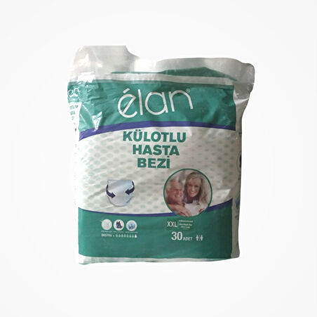 Elan Emici Külot Ultra Extra Large (XXL) Hasta Bezi | 30'lu Paket