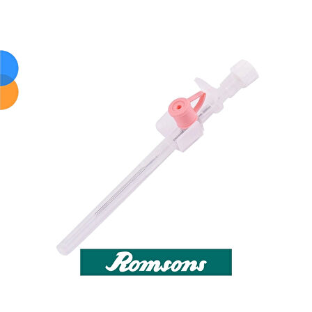Romsons Branül (Anjiokat) Pembe 20G 100'lü Kutu