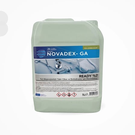Novadex GA Alet Dezenfektanı (Cidex Muadili) 5 LT - 4 Adet (1 Koli)