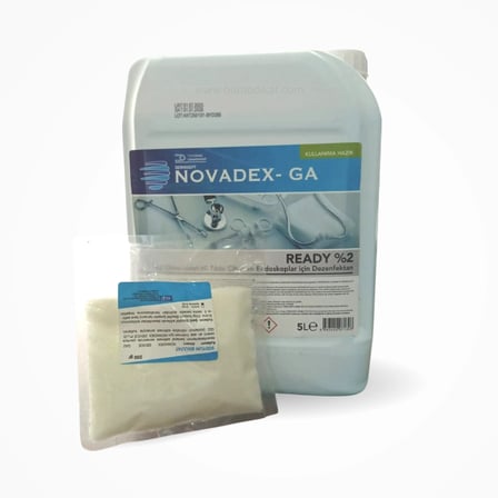 Novadex GA Alet Dezenfektanı (Cidex Muadili) 5 LT - 4 Adet (1 Koli)