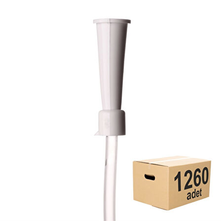 Bıçakcılar Aspirasyon Sondası No: 12 (Beyaz) - 1260 Adet (1 Koli)