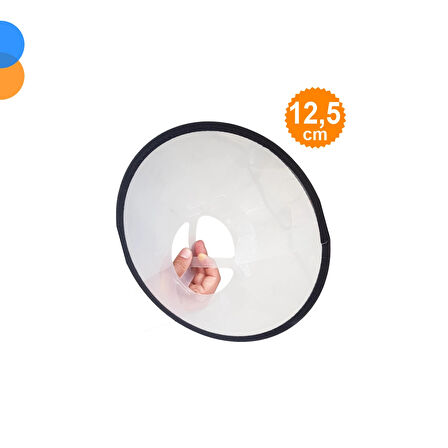 Bustark Kedi Köpek Elizabeth Kauçuk Dikişli Yakalık 12,5cm