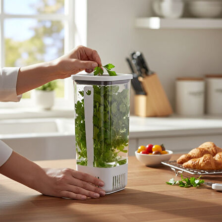 Vip Ahmet VP-007 Suda Yeşillik Saklama Kabı 1.7 Litre 2 Adet