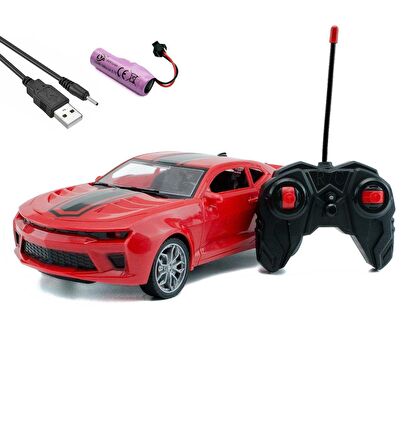 Uzaktan Kumandalı Chevrolet Camaro Işıklı Full Fonksiyon Spor Araba 1:16