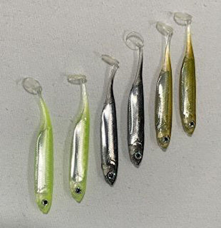 RYUJİ REAL FİSH 8 CM FLASH  SİLİKON YEM