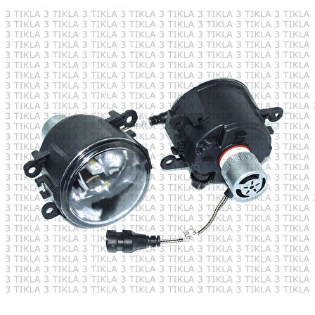 Renault Megane 2004-2008 Beyaz Led Xenon Sis Farı Seti