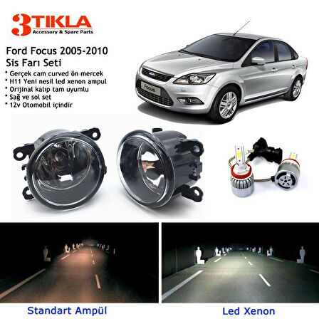 Focus 2008-2010 Beyaz Led Xenon Sis Farı Seti