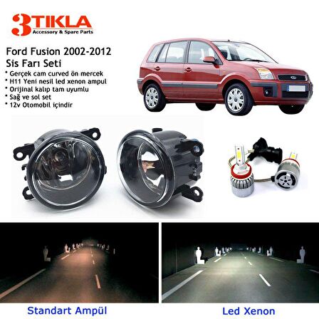 Fusion 2002-2012 Beyaz Led Xenon Sis Farı Seti