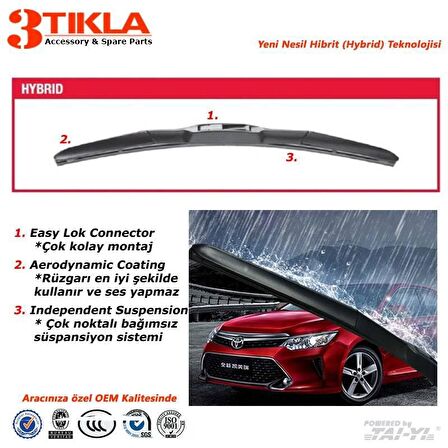 Daihatsu Terios Hibrit Silecek Takımı (2006-2012) 530 mm + 450 mm