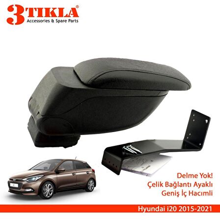 3 Tıkla Dacia Logan MCV 2012 Geniş Hacimli  Delmesiz Çelik Ayaklı Kolçak Kol Dayama