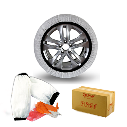 3 Tıkla Premium 175 75 R14 Dayanıklı Kar Patinaj Çorabı Medium