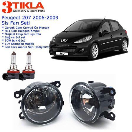 Peugeot 207 2006 Sis Farı Set  Oem:  8200074008
