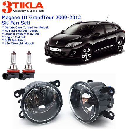 Renault Megane III SW 2012 Sis Farı Set Oem: 8200074008