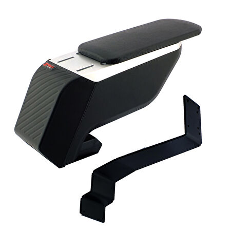 Renault Megane 3 2011 Premium HQ Lüks Delmesiz Çelik Ayaklı Gri-Siyah Kolçak