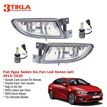 Fiat Egea Sedan 2015 Sis Farı Takımı Led Xenon Set