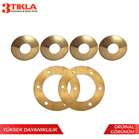 Bronz İstavroz Dişli 4 Konik ve 2 Düz Pul Seti JCB 808/00209-210