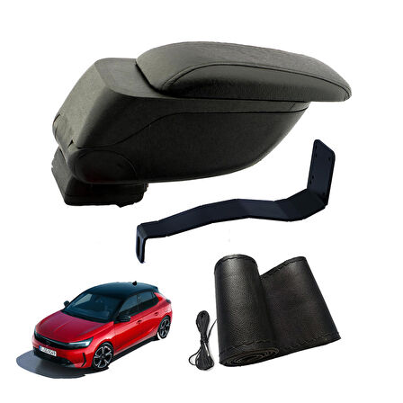 3 Tıkla Eko Set Opel Corsa F 2024 Geniş Hacimli  Delmesiz Çelik Ayaklı  Kolçak ve Direksiyon Kılıfı