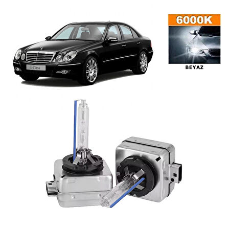 Mercedes E Serisi W211 2001-2009 Xenon D1S / D1R 6000K Beyaz HID Xenon Ampul 2 Adet