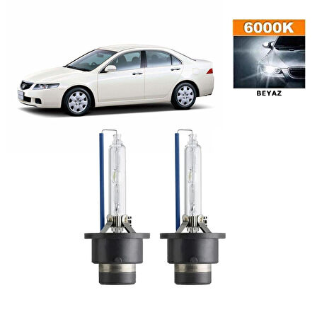 Honda Accord 2002-2007 D2S / D2R 6000K Beyaz HID Xenon Ampul 2 Adet