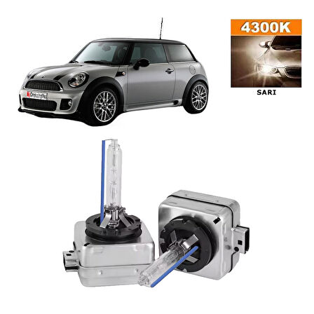 Mini Cooper R56 2006-2013 D1S / D1R 4300K Sarı HID Xenon Ampul 2 Adet