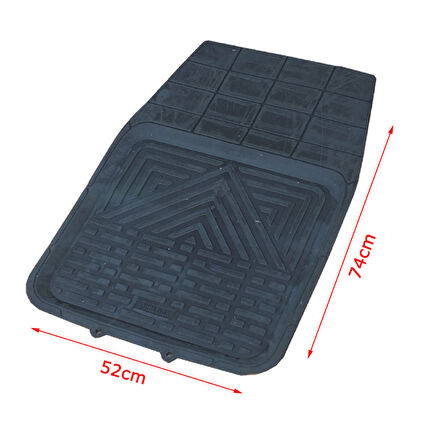 Universal Kesilebilir Prestige Serisi 5 Parça 3D Havuzlu Paspas Seti