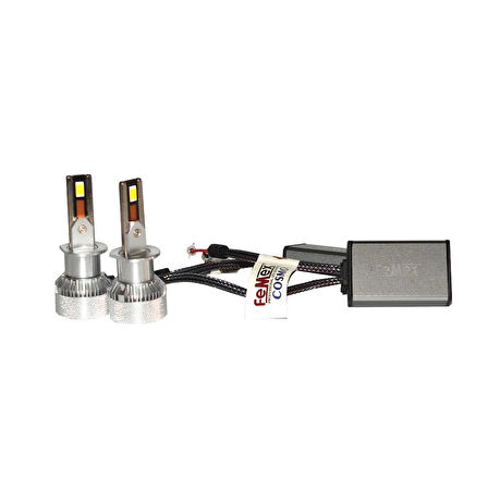 Seat Toledo II 1999-2004 Uzun Far Mini Cosmo Beyaz H1 Mini Led Xenon Şimşek Etkili 15000 Lümen