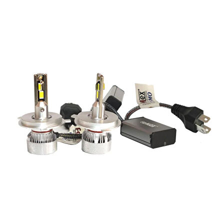 Volvo 740 1989-1992 Far Ampulü  Mini Cosmo Beyaz H4 Mini Led Xenon Şimşek Etkili 15000 Lümen