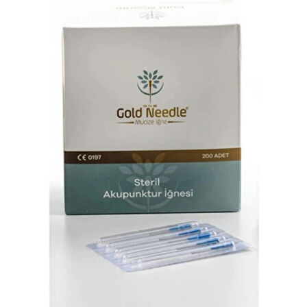 AKUPUNKTUR İĞNESİ 0.25 X 40 mm gold 200 ADET
