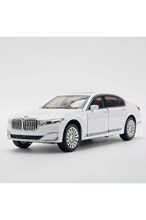 BMW 760Lİ Araba BMW 7 Serisi Araba 1:24 Diecast Metal Model Araba Koleksiyon Araba Sesli Işıklı