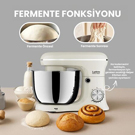 Kitchen Helper PV-4700 1500W-5.2 Litre -10 Kademe Hız Ayarı  Stand Mikser Hamur Yoğurma Makinesi