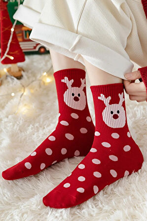 Unisex Yılbaşı Çorap 4'lü