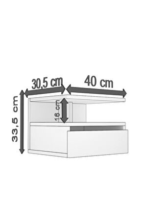 DF12101B Duvara Monte Komodin