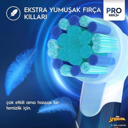 Vitality Pro Spiderman Özel Seri Çocuklar İçin Şarj Edilebilir Diş Fırçası