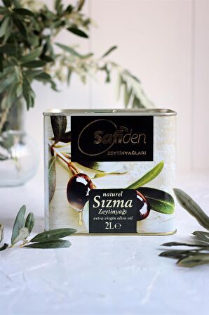 Safiden Natürel Sızma Zeytinyağı 2 lt