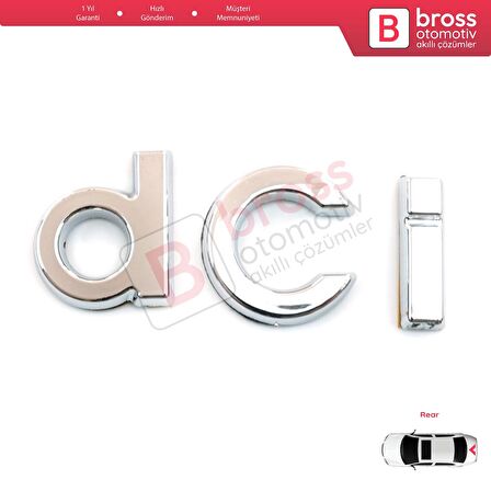 Renault Megane 3 Clio 3 4 Captur 1 Scenic 3 Fluence Koleos Lodgy 848907254R İçin Arka Bagaj dCi Yazı