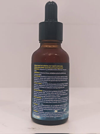 Msm Iyot (MSM IODİNE) 30 Ml.