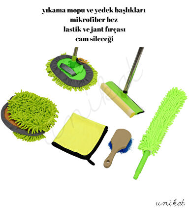 Araç Dış Genel Yıkama Seti 7 Parça