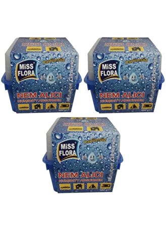 Miss Flora 3'lü Akıllı Paket (3 adet 450 gr Nem Alıcı)