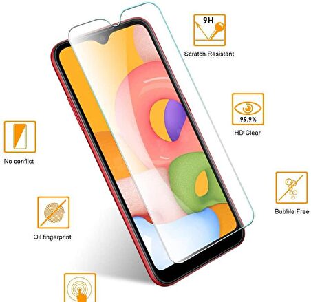 Sepetegelsin Galaxy A31 0.26mm Ekran Koruyucu Temperli Cam