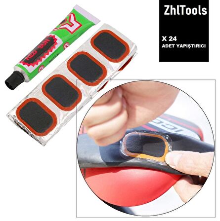 Zhltools Bisiklet Lastik Yaması 24 Adet