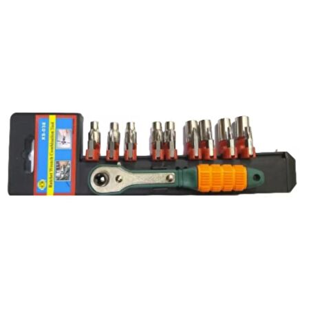 Zhltools 19 Parça Cırcır Kollu Bits Ucu Seti XS-038