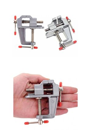 Zhltools Mini Masa Tezgah Hobi Mengenesi Sabitleme Sıkıştırma Aparatı 30Mm