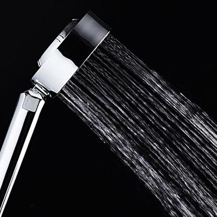 Zhltools Çift Taraflı Yüksek Basınçlı Su Akıtan Şampuan Hazneli Tasarruflu Duş Başlığı