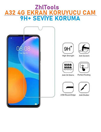 Zhltools A32 G4 Ekran Koruyucu Kırılmaz Cam 9H